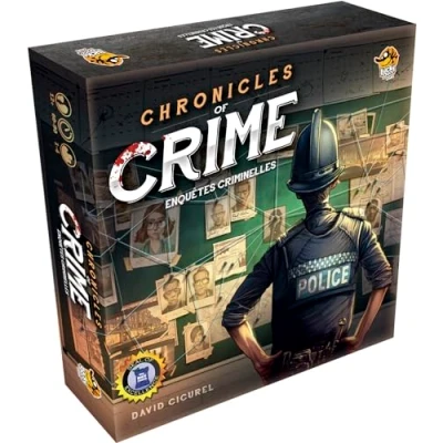 Image de Lucky Duck Games Chronicles of Crime Boite de Base Version Française Jeu Plateau Société A partir 12 Ans 1 à 4 Joueurs 60 90 Minutes Coopératif