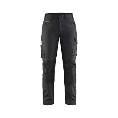 Image de Blaklader 71951330 PANTALON DE SERVICE POUR DAMES AVEC STRETCH, Noir/gris foncé, taille C50