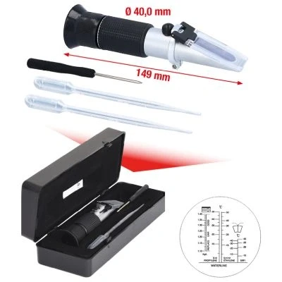 Image de Refractomètre pour testeur d&#039;antigel/d&#039;acide de batterie KS TOOLS 550.1290