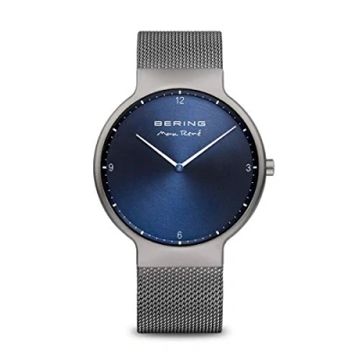 Image de BERING Mixte Analogique Quartz Max René Collection Montre avec Bracelet en Acier Inoxydable &amp; Verre Saphir