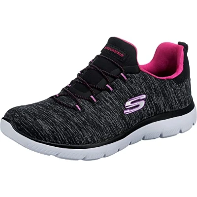 Image de Skechers Femme Summits Quick Getaway Baskets, Noir, 41 EU