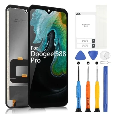 Image de Écran pour Doogee S88 PRO / Plus LCD 6.3 Pouce Remplacement de l&#039;écran Pièces Réparation Tactile Digitizer Assembly avec Outils