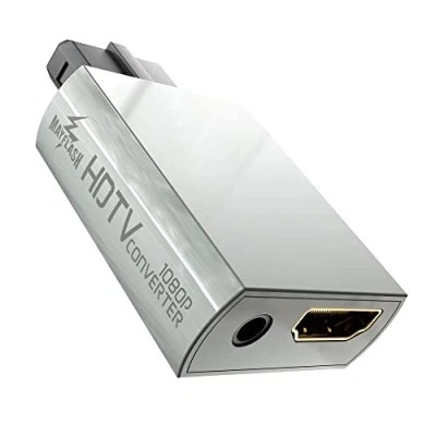 Image de MAYFLASH convertisseur N64/GC/SNES/SFC vers HDMI 1080p pour appareil Full HD, adaptateur N64 avec prise audio 3,5 mm et sortie compatible N64, GC, SNES, SFC, HDTV,