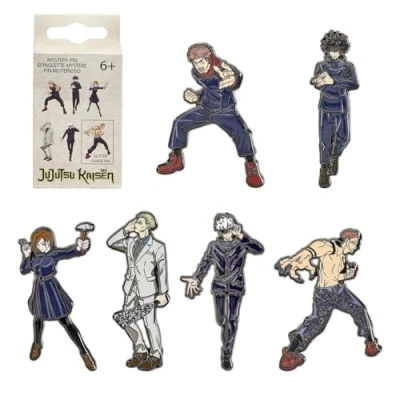 Image de Loungefly Jujutsu Kaisen Ryomen Sukuna Character Action Enamel Pin 1 Of 12 To Collect Styles Vary Boîte Mystère en Émail Broche Fantaisie Mignonne à Collectionner