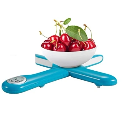 Image de CAMRY balances de Cuisine Pliables, numériques, électroniques, 5KG/1g, écran LCD, avec Fonction Tare (Bleu)