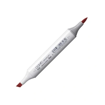 Image de COPIC Sketch R39, Garnet, Twin Marker avec Une Pointe mi Large et Brush