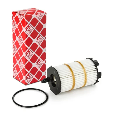 Image de FEBI BILSTEIN 109708 Filtre à huile avec bague d&#039;étanchéité Cartouche filtrante AUDI: R8 Coupe, A6 C6 Avant, Q7, VOLKSWAGEN: Touareg I, II