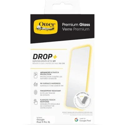 Image de Protecteur d&#039;écran OTTERBOX Google Pixel 9 Pro XL Verre trempé Protection anti rayures Ultra fin