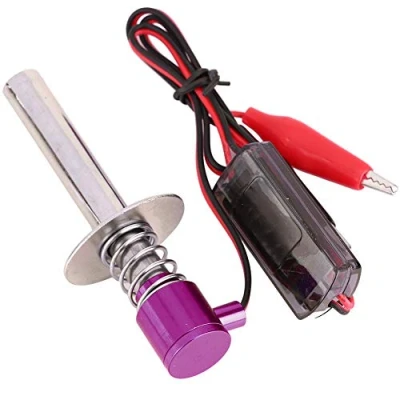 Image de Drfeify allumeur de Voiture RC, démarreur Bougie préchauffage électronique 6 V 24 adapté au Moteur RC(Violet)