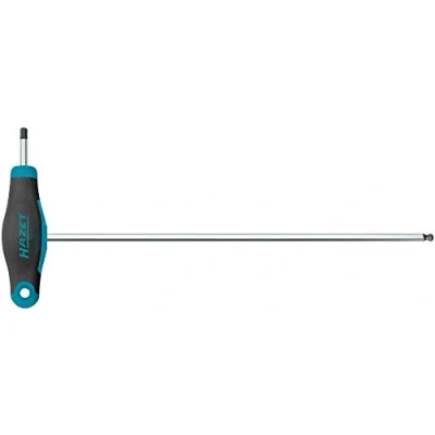 Image de Hazet 829KK 3 Clé Allen (lame courte et longue pour utilisation flexible, profil à six pans, taille mm) Bleu foncé