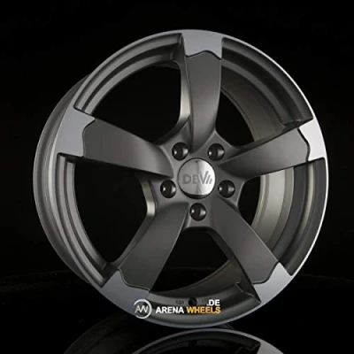Image de DBV 5Trou 18Pouce 112mm Jante alu Torino II anthrazit Front poliert 33798