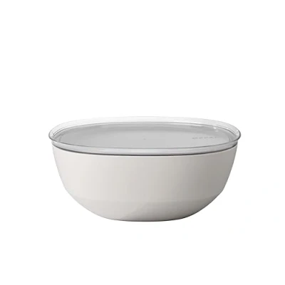 Image de Mepal Saladier avec couvercle Silueta Lavable au lave Vaisselle et résistant micro ondes Plat de service Plats à tapas 5000 ml Nordic white