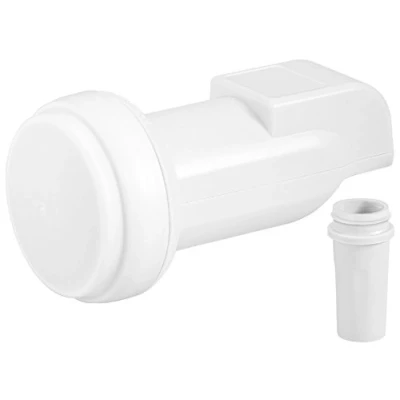 Image de Goobay Universal Single LNB, white grey digital SAT LNB (DVB S2) for up to 1 devices (4K/HDTV/3D reception)