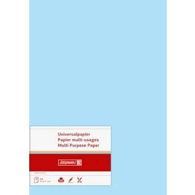 Image de Baier schneider &amp;papier multifonction papier format a4mat 160 g/m ² bleu clair 25 feuilles