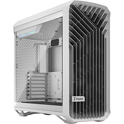 Image de Fractal Design Torrent White E ATX Tempered Glass Window High Airflow Mid Tower Computer Case