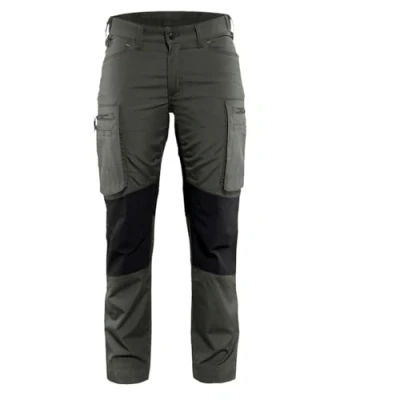 Image de Blaklader 71591845 PANTALON DE SERVICE POUR DAMES EN STRETCH, Armée verte / noire, taille C50