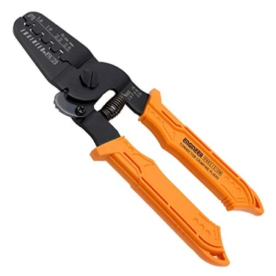 Image de ENGINEER PA 21 Pince à sertir pour Cosses fût ouvert (Open barrel) avec capacité de sertissage plus élevée, résultats parfaits sur Molex Mini Fit Jr. + autres types du haut