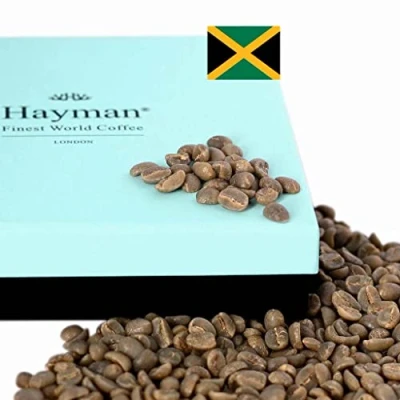 Image de 100% café Blue Mountain de la Jamaïque Grains vert Niveau torréfaction: non torréfié Unité comptage: 1 x 200g/7oz