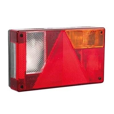 Image de Spotlight Feux arrière 6 Fonctions Droite Lanterne Fonctions/Clignotant, veilleuse, Stop, Triangle, éclaireur de Plaque, feu recul Dimensions : 235x135x52mm Ampoules fournies