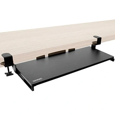 Image de Duronic Tiroirs et Plateforme pour Clavier DKTPX2 Tiroir sous Le Bureau Souris Solution Ergonomique Plateau Coulissant Assemblage Facile