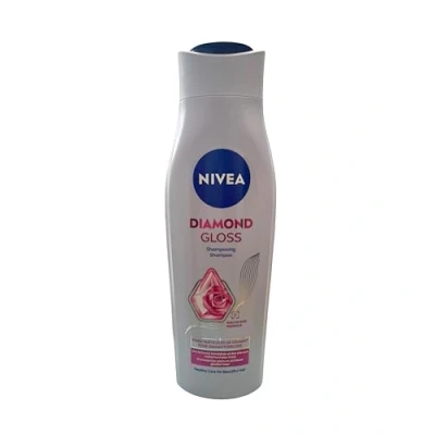 Image de NIVEA Diamant Glanz shampooing doux (250 ml) nourrissant aux particules de diamant, intense pour cheveux normaux et ternes