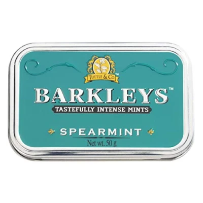 Image de Barkleys Classic Mints Spearmint, 6 tins, pack= tins of 50g