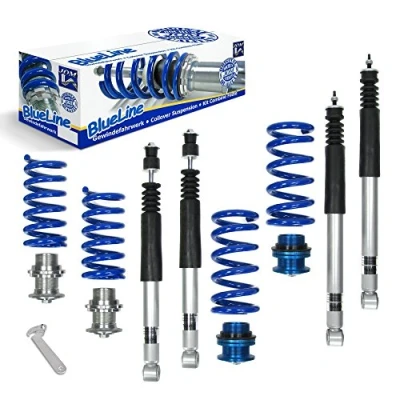 Image de JOM Car Parts &amp; Hifi GmbH 741145 Suspension combiné fileté BlueLine Réglables Amortisseurs filetés Tuning Kit Complet Qualité Allemande