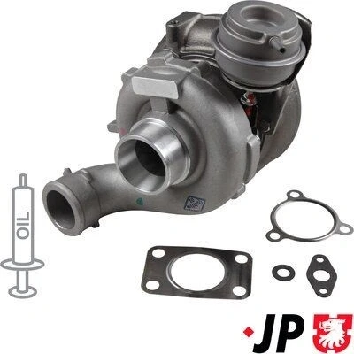 Image de JP GROUP 1117403500 Turbocompresseur à gaz d&#039;échappement y compris Jeu de joints d’étanchéité AUDI: A4 B7 Avant, Berline