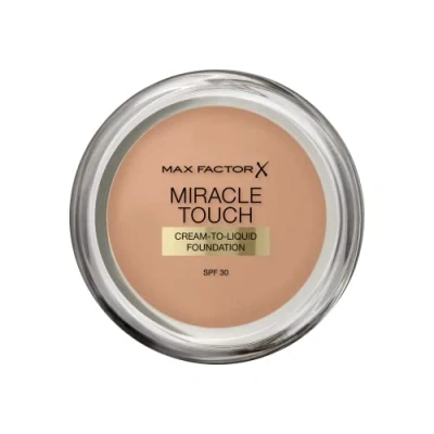 Image de MAX FACTOR Miracle Touch Foundation Lightweight Cream To Liquid Formula SPF 30 &amp; Hyaluronic Acid 80 Bronze