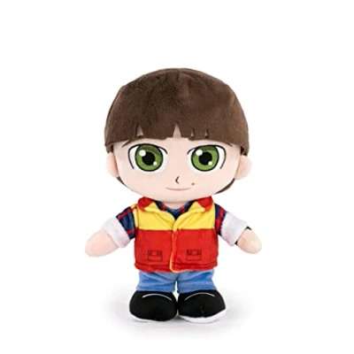 Image de Famosa Softies Peluche Will de Stranger Things, poupée Moelleuse, 26 cm, Texture Douce et Rembourrage en Fibre 100% recyclée, pour Fans la série Enfants à partir 12 Mois, (760021117)
