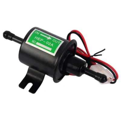 Image de LNGJIN Pompe à essence électrique,Pompe universelle HEP 02A 12V d&#039;alimentation électrique basse pression,Pompe diesel,Pompe carburant universelle(Noir)