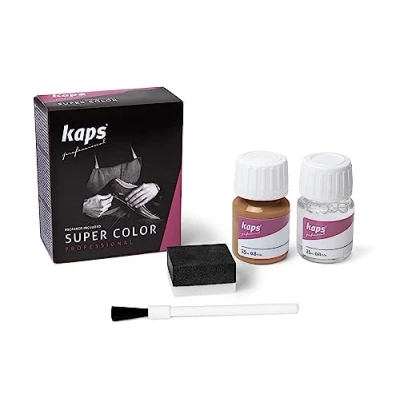 Image de KAPS Super Color Teinture pour Cuir Naturel Matières Synthétiques et Textiles 25 ml Plusieurs couleurs, 109 Gazelle