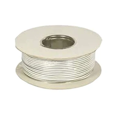 Image de Câble à deux conducteurs pour sonnette 0,5 mm Blanc  Rouleau complet Différentes longueurs disponibles