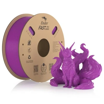 Image de Creality Filament PLA Rapide, Violet 1.75mm Fast 1KG, Imprimante 3D Précision Dimensionnelle +/ 0.03 mm, Matériaux d&#039;impression pour La Plupart des Imprimantes
