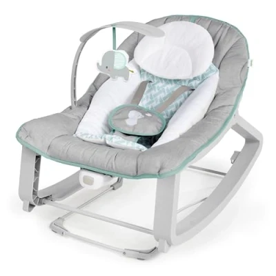 Image de Ingenuity, Transat InLighten Bouncer Kitt le renard, Arche de jeux lumineuse, Traversin amovible, 2 positions d&#039;inclinaison A partir la naissance jusqu&#039;à 6 mois ou 9kgs
