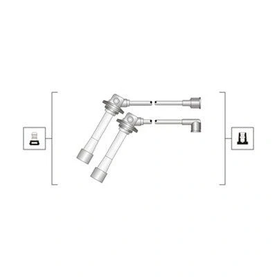 Image de MAGNETI MARELLI 941319170083 Jeu De Fils d&#039;Allumage FORD USA: PROBE 2, MAZDA: MX 6