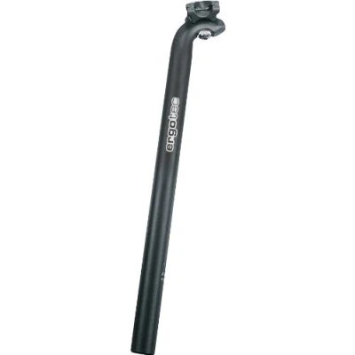 Image de ergotec Seat Post Hook 31.8 x 400 AL6061 T6, Offset 25 mm Black Sand.