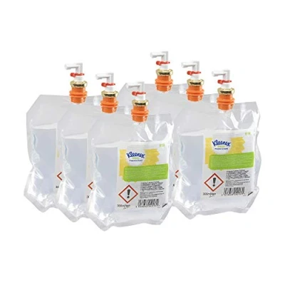 Image de Kleenex Botanics, 6190, Parfum Fresh, 300 ml, Transparente, Recharge de parfum, 6 x ml