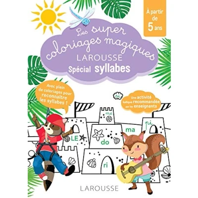 Image de les super coloriages magiques, spécial syllabes En route vers la lecture avec Loulous