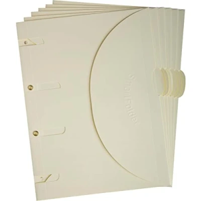 Image de Smartfolder Naturel Pack de 6 Pochettes Rangement format A4