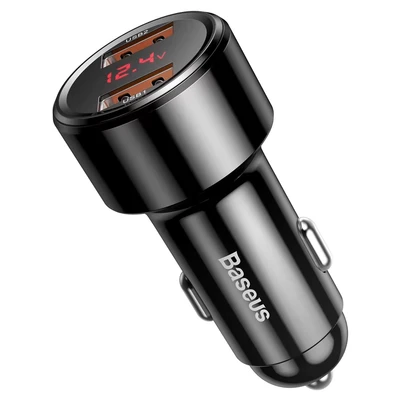 Image de Baseus CCMLC20A 01 Chargeur voiture de téléphone mobile QC 3.0 noir