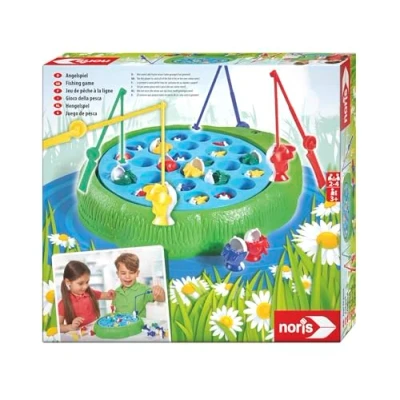 Image de noris 606062024 Jeu de pêche, celui qui a attrapé tous les poissons sa couleur en premier gagne, pour enfants 3 ans et plus