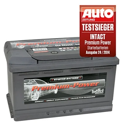 Image de Intact Premium Power PP80MF Batterie de voiture 12 V 80Ah, ayant passé le test GTü 2014