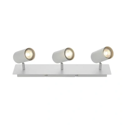Image de Lindby Spot Joffrey à intensité variable (Moderne) en Blanc Métal e. a. pour Salon &amp; Salle manger (à 3 lampes, GU10), Lampe encastrable, plafonnier, applique