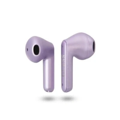 Image de Guess Casque Bluetooth GUTWST82TRU TWS + Station d&#039;accueil Violet Triangle Logo