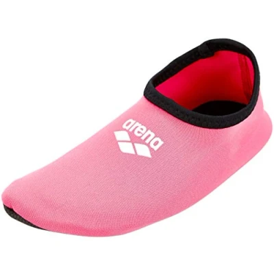 Image de ARENA Pool Grip Socks Jr Chaussettes Mixte Enfant, Fuchsia, 32/33