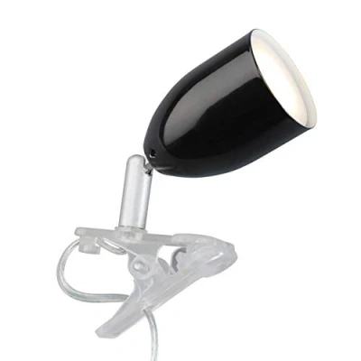 Image de BRILLIANT lampe Leo LED clip noir 1x PAR51, GU10, à réflecteur 3W incluse, (240lm, 2700K) Échelle A ++ E Avec interrupteur cordon
