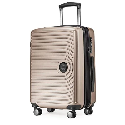 Image de Hauptstadtkoffer Mitte Bagage à Main 55X40X23, TSA, 4 Roulettes, Valise de Voyage, Rigide, Main, Cabine, Champagne