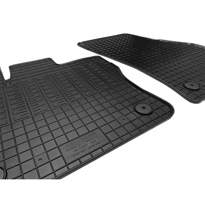 Image de AutoStyle CK RVW03 Ensemble de tapis sol caoutchouc avant et arrière 4 noir
