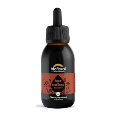 Image de BIOFLORAL Elixir de Digestion BIO Equilibre Digestif Fleurs Bach Authentiques 100 ml